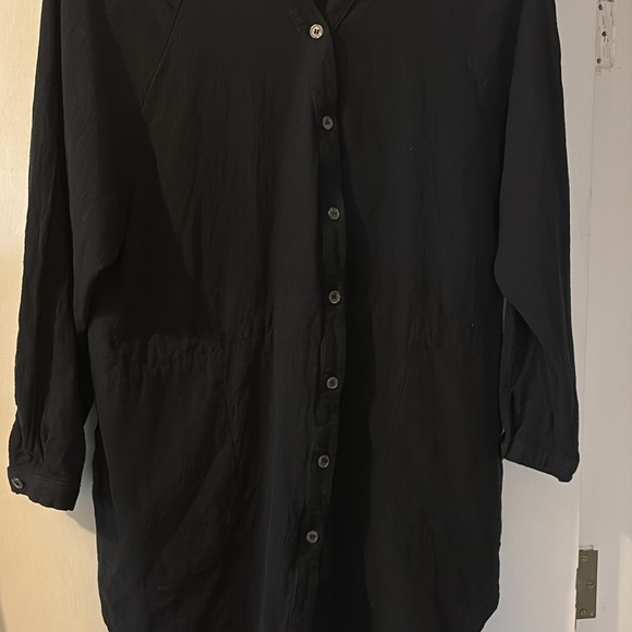 Auxo Collection XXL black 100% Cotton Light weight jacket/button up shirt. - Picture 7 of 7